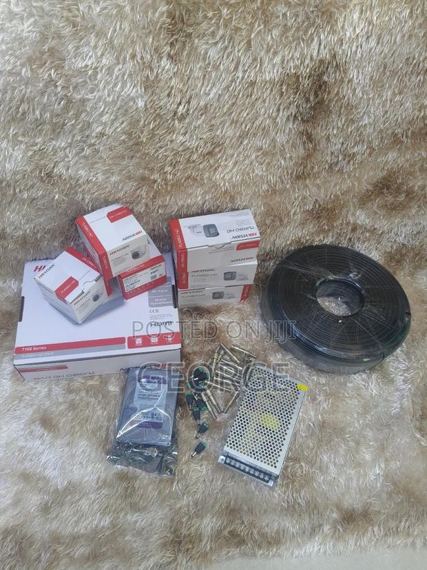 6turbohd Hikvision 1080p 2mp CCTV Cameras +Dvr Recorder and 500gb HDD