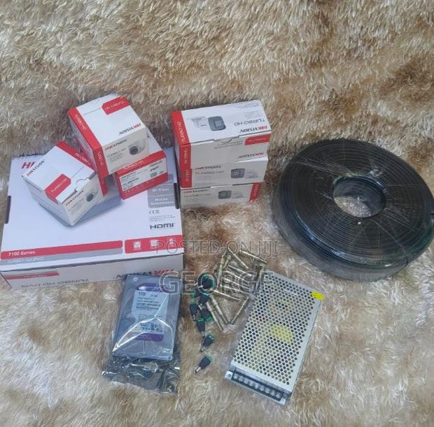 Hikvision 1080p 2mp CCTV System 6 Cameras With 500gb Hard Disk Drive