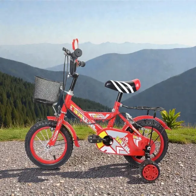 Sturdy Frame 16 Inch 3-7 Years Children Kids Bike With Basket Seat