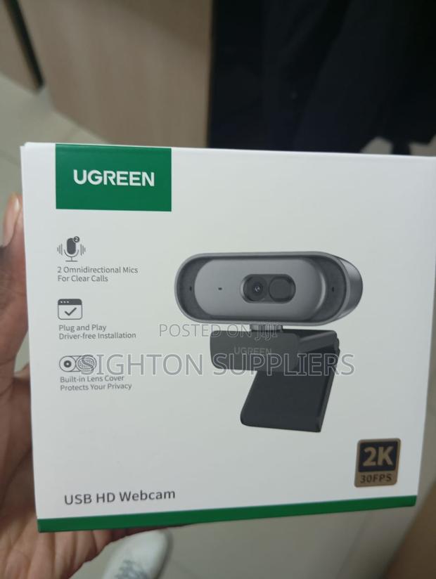 Ugreen Usb Webcam Full Hd Resolution 1080p -Built in Dual Mic,