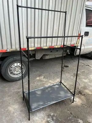 Double Pole Clothing Rack