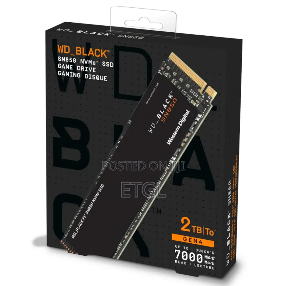 Wd Black Sn770 2tb Gaming Internal Nvme Pcie 4.0 SSD Solid State Drive