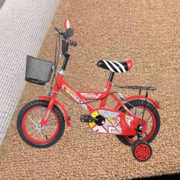 Front Basket and Comfy Seat 16 Inch 3-7 Years Children Kids Bike