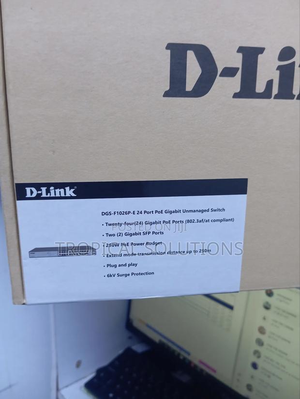 D-Link Switch DGS-F1026p-E 24 Port Poe Unmanaged Switch