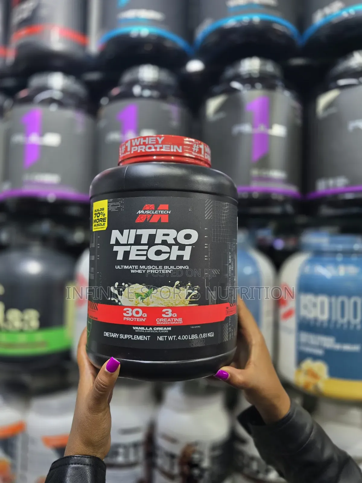 Mt Nitro Tech Whey Protein 4lbs