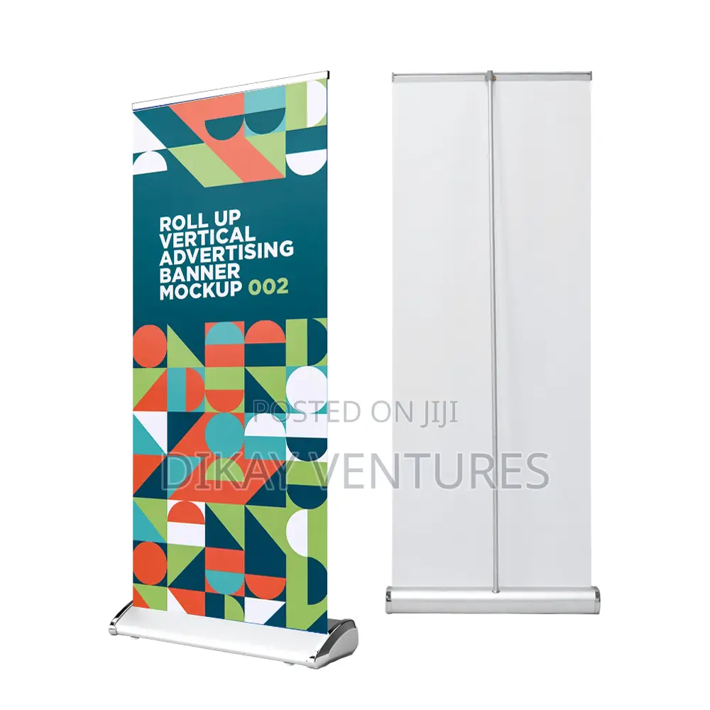 Roll-up Banner Stand + Banner Design + Installation