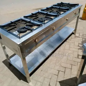 Stainless Steel 4-Burner Cooker