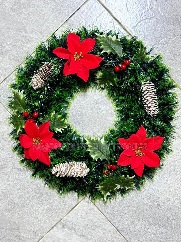 50cm Christmas Wreath For Front Door - main view