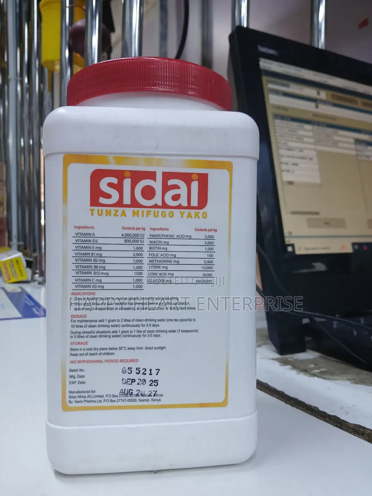 Sidai Poultry Vitamins 1kg