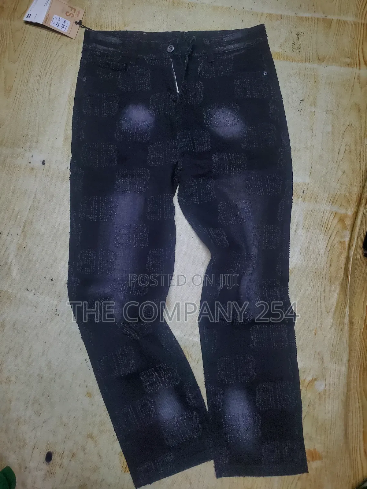 Quality Casual Denim Designer Men Baggy Jeans Trouser