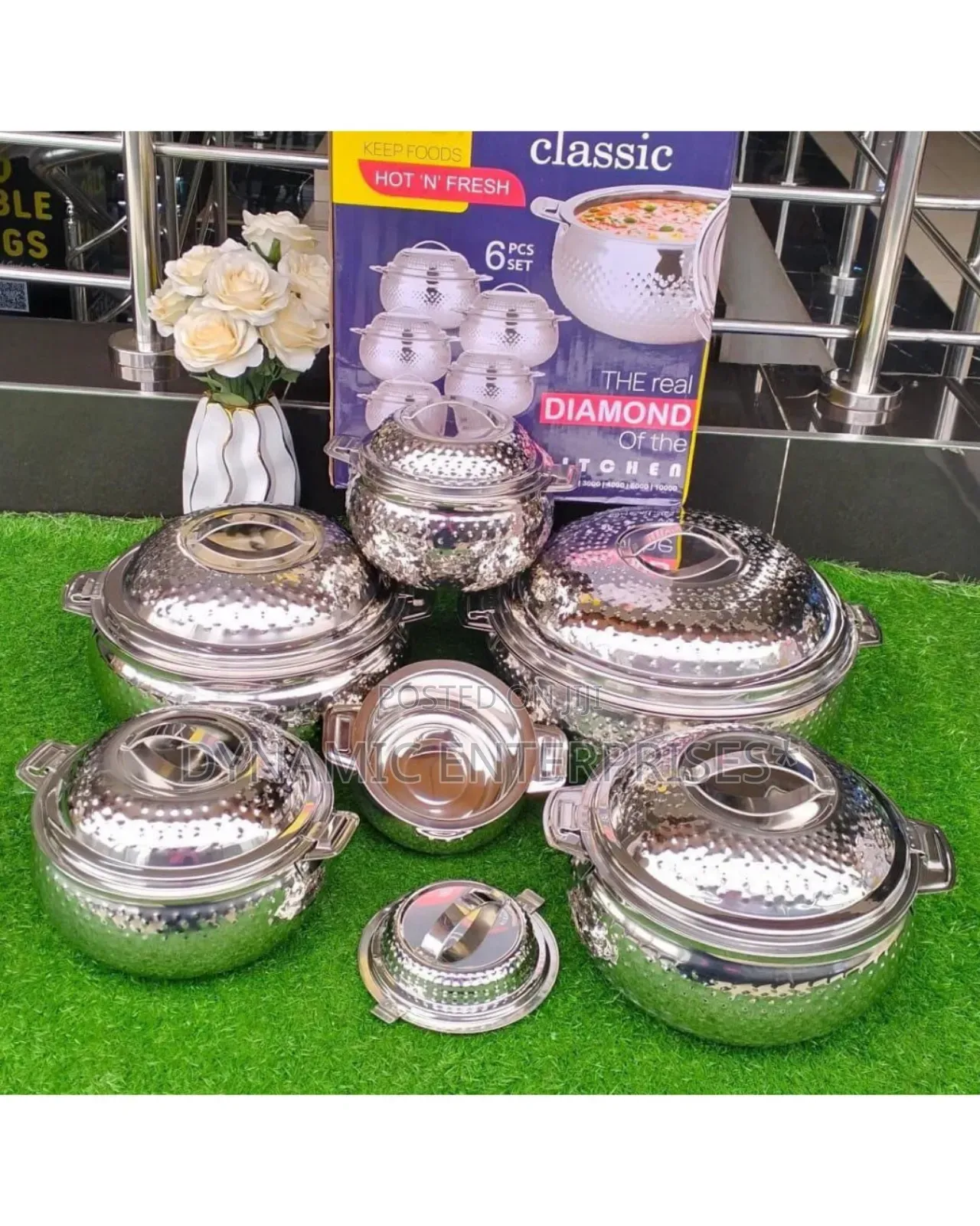 6 PCS Stainless Steel Hotpot Set