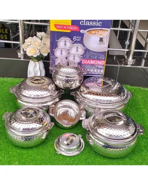 6 PCS Stainless Steel Hotpot Set