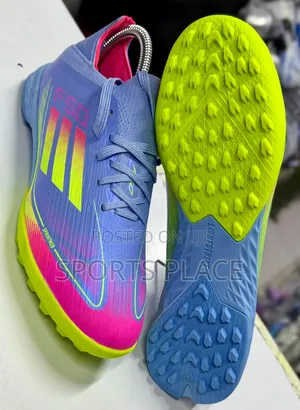 Elite Adidas F50 Pink Blue Fusion Astro Turf Boots