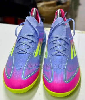 Elite Adidas F50 Pink Blue Fusion Astro Turf Boots
