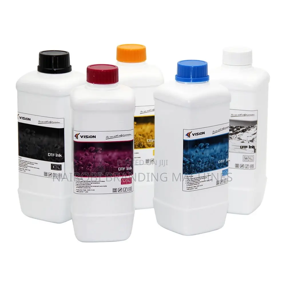High Quality Cmykw Premium Water Based 1kg 1000ml DTF Pigment Ink