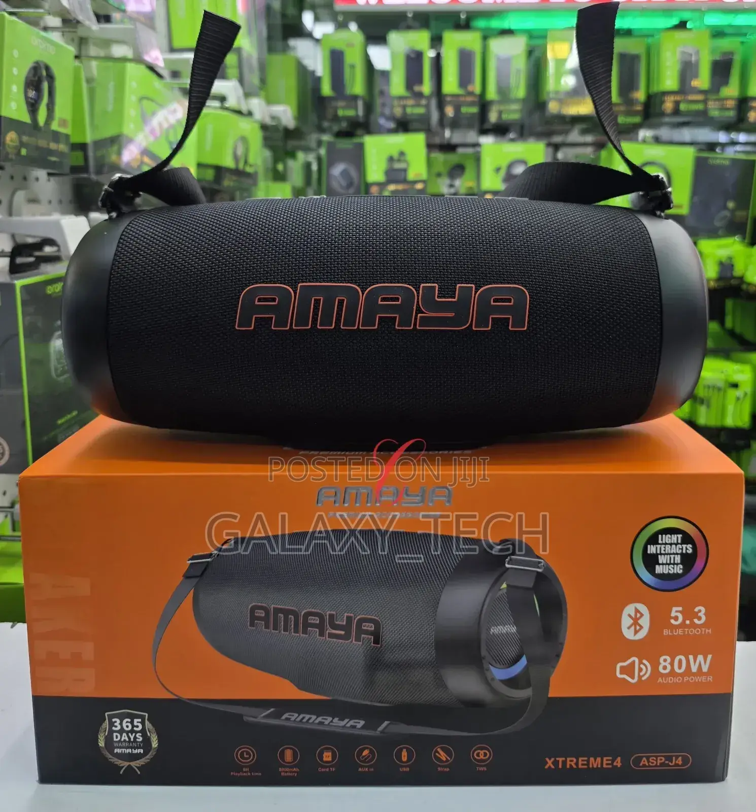 Amaya Wireless Speakers Xtreme4 Asp-J4 *80w* Hd Stereo Sound