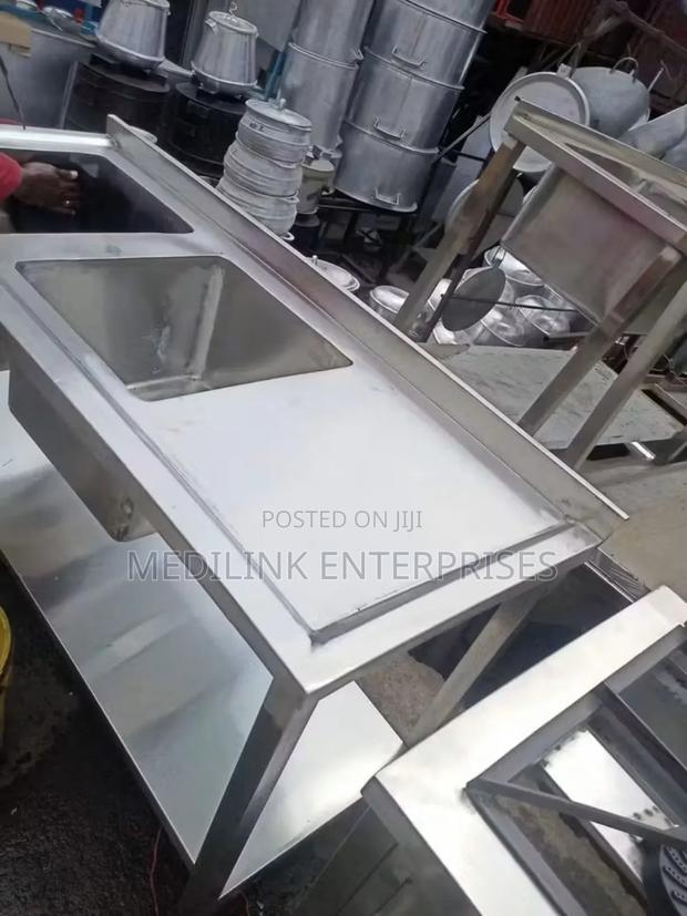 Stainless Steel Double Washing Sinks - thumbnail 3