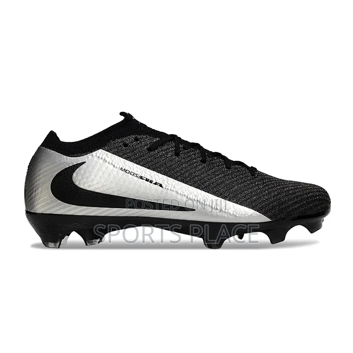 Nike X Travis Scott "Cactus Jack" Soccer Boots - Silver/Black Edition