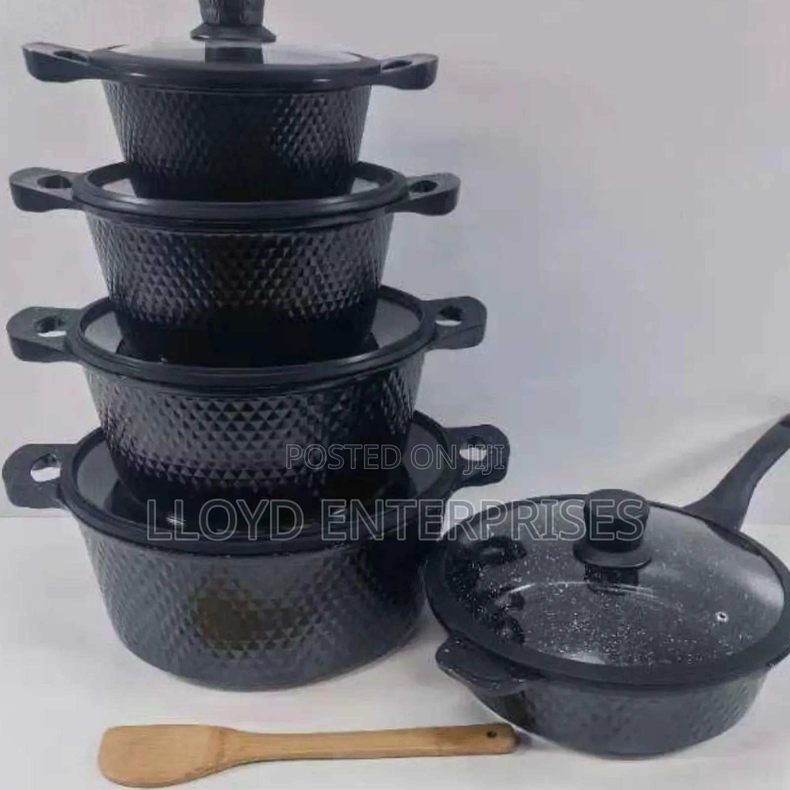 Bosch 11pcs Black Cookware-Non Stick