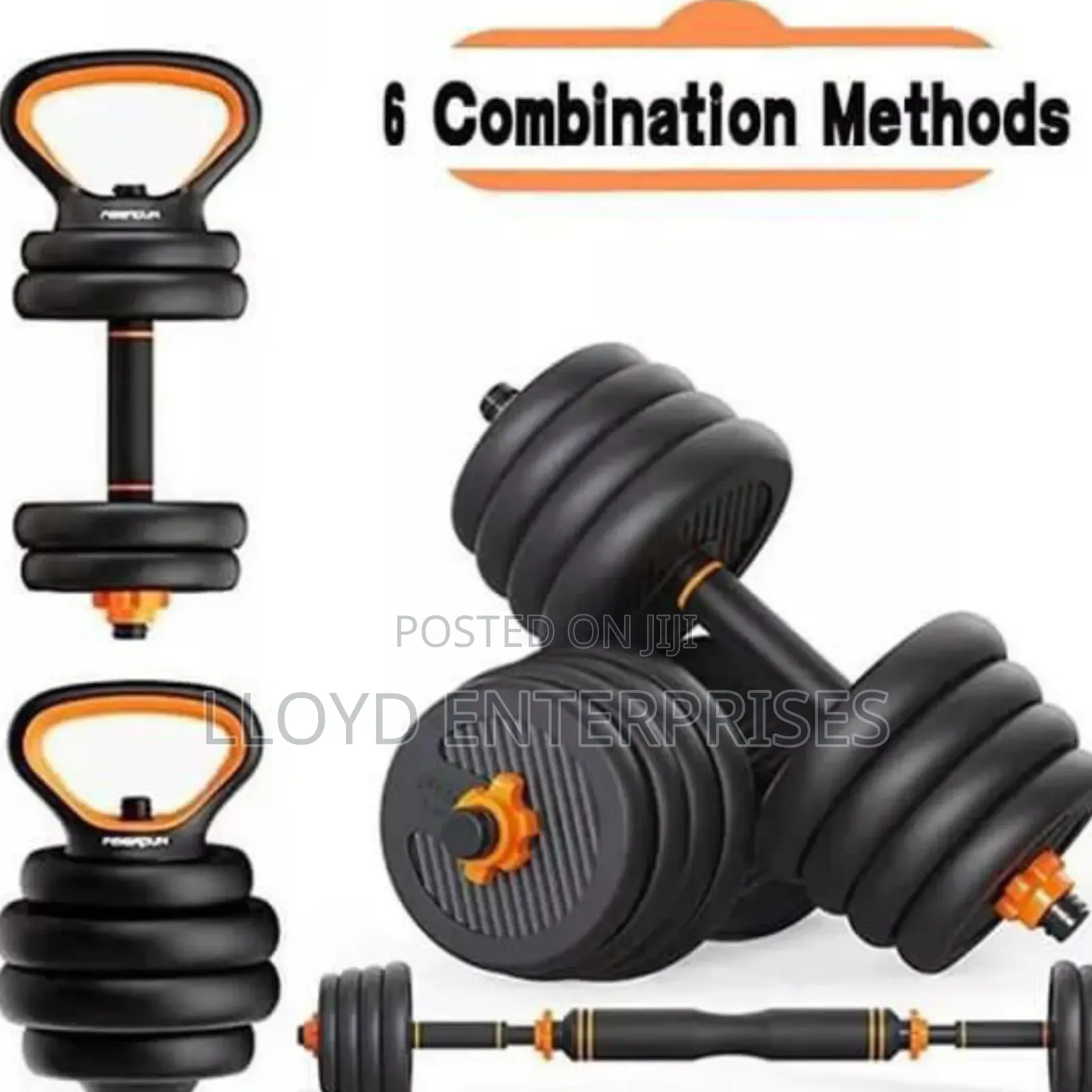 6 in 1 50kg Kettle Dumbells