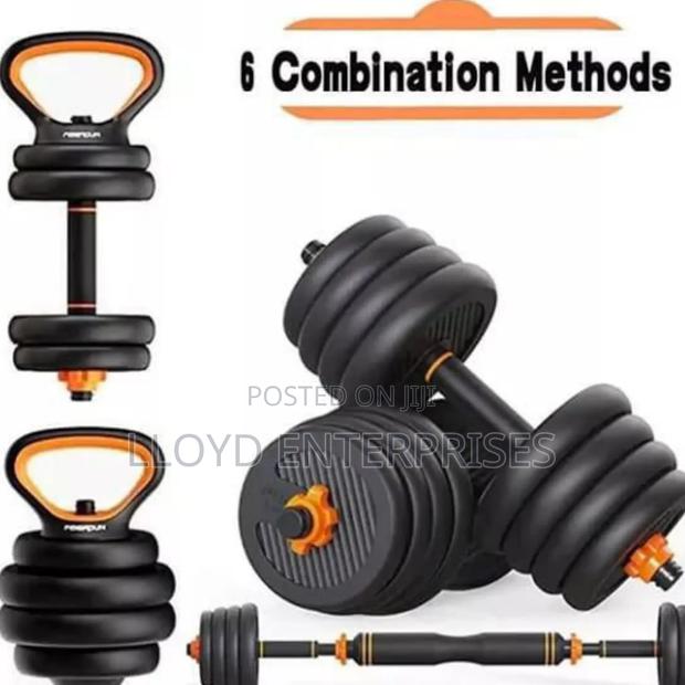 6 in 1 50kg Kettle Dumbells