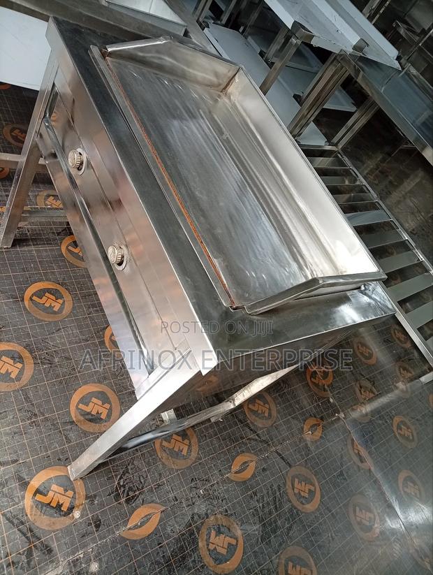 Locally Made Gas Griddle – Strong Built for Daily Business! - main view