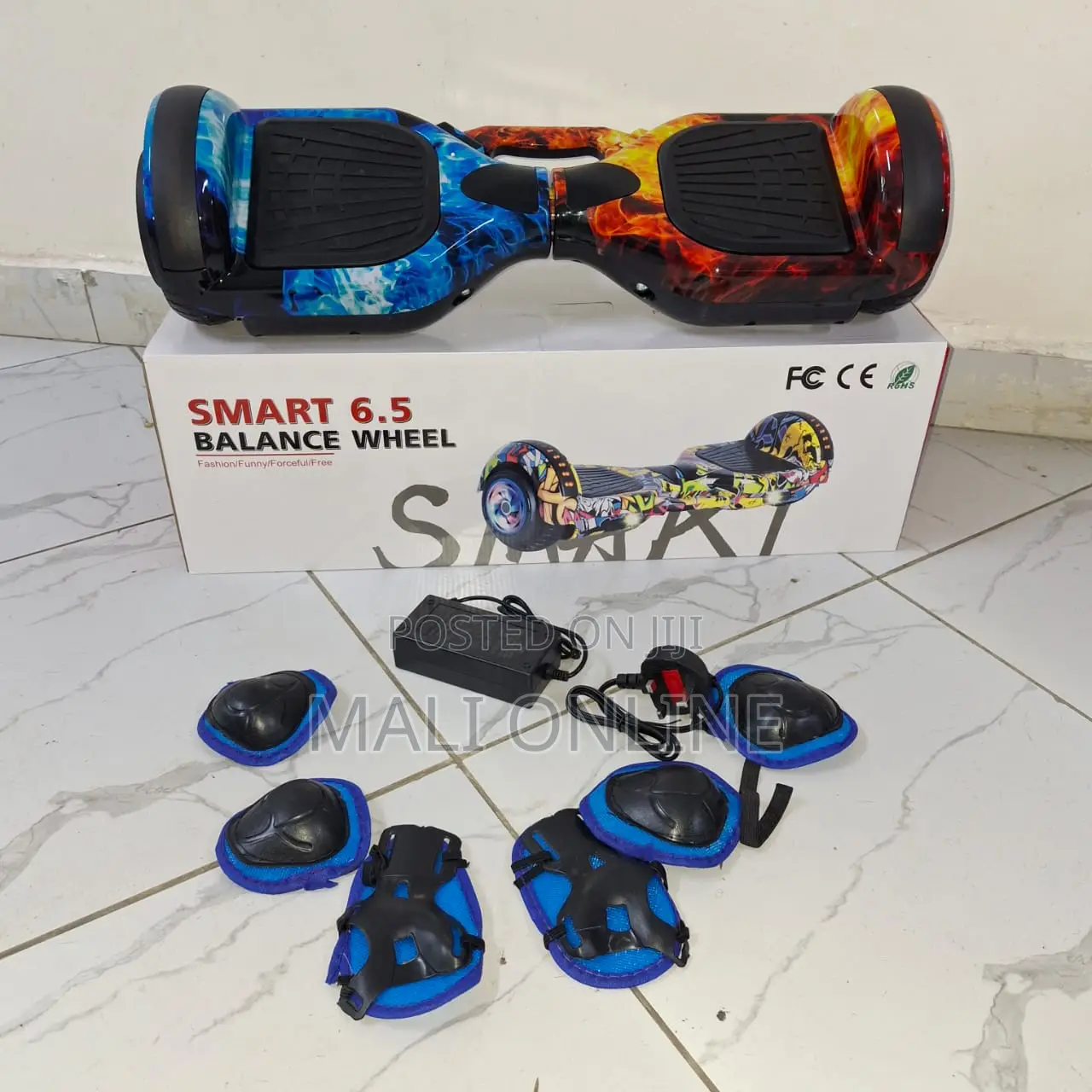 Smart 6.5" Hoverboard Self-Balancing Scooter Bluetooth Music Wheel Led
