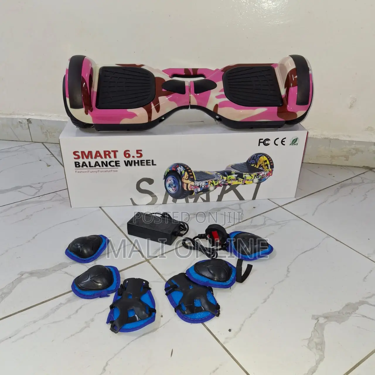 Smart 6.5" Hoverboard Self-Balancing Scooter Bluetooth Music Wheel Led