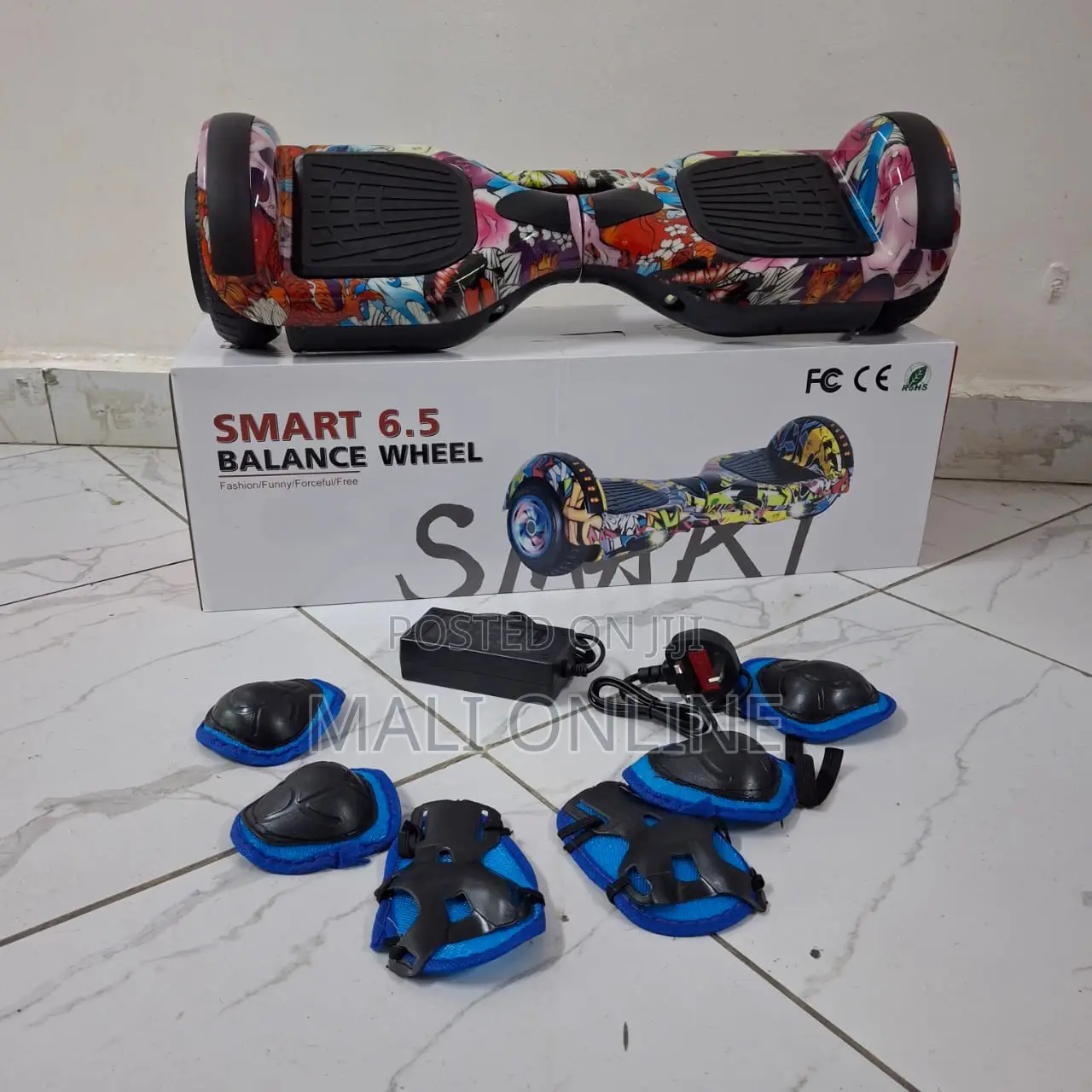 Smart 6.5" Hoverboard Self-Balancing Scooter Bluetooth Music Wheel Led