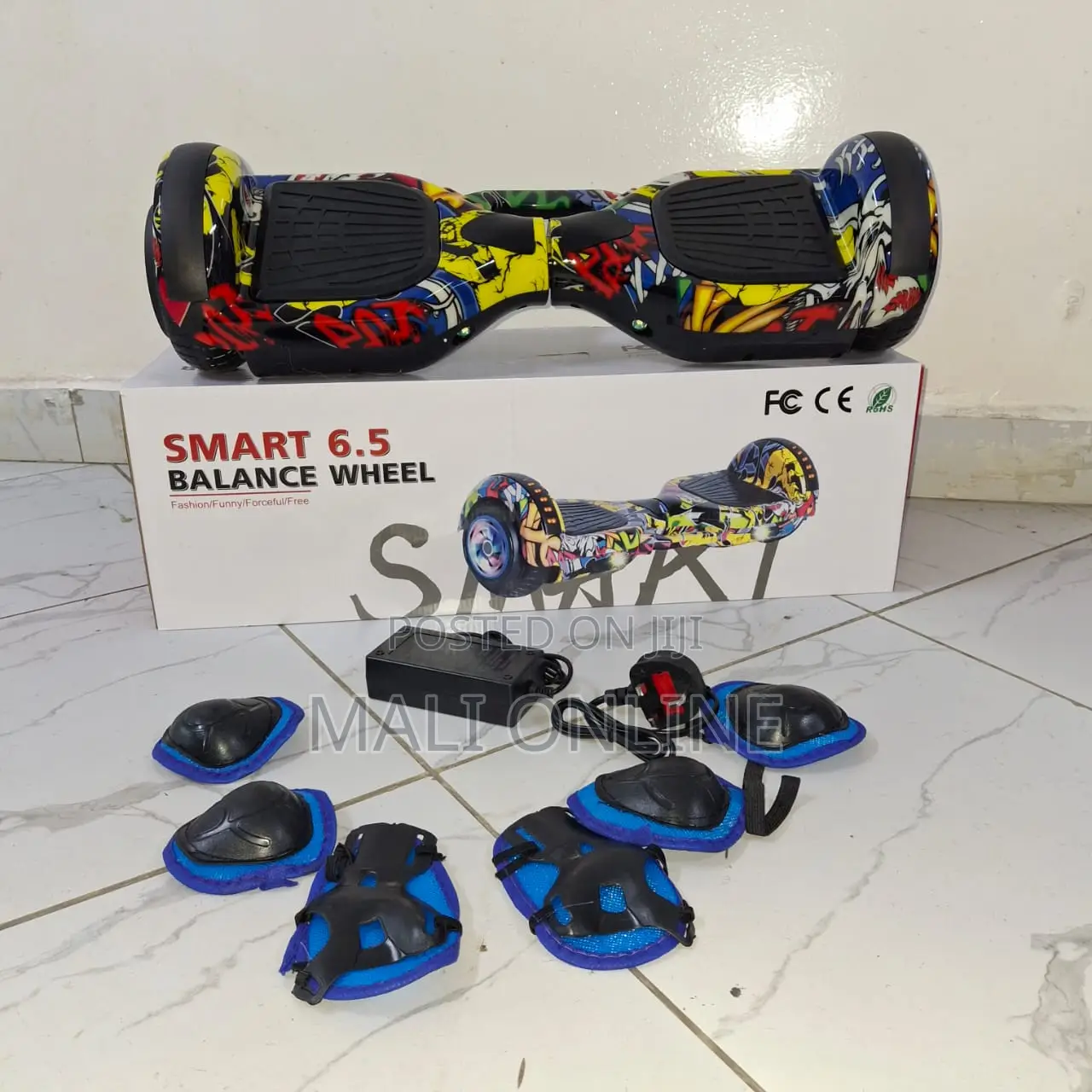 Smart 6.5" Hoverboard Self-Balancing Scooter Bluetooth Music Wheel Led