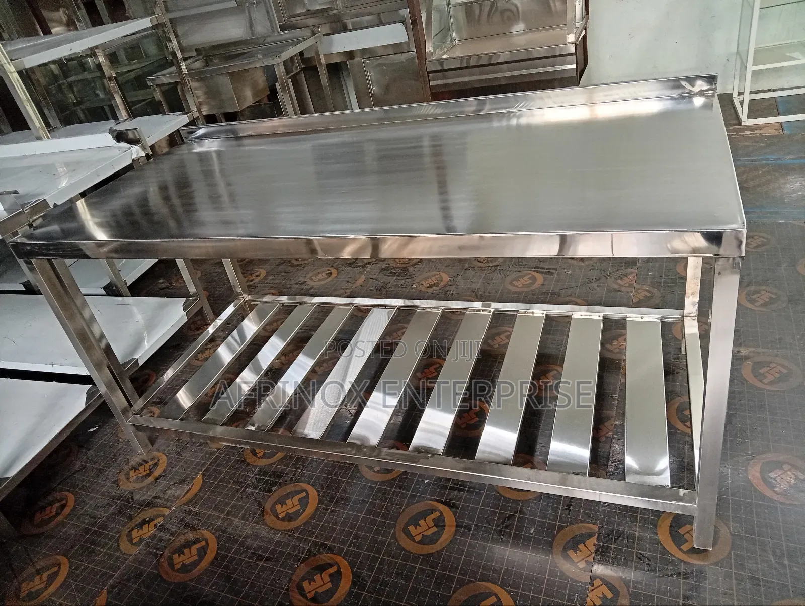 Stainless Steel Kitchen Worktop Table – Brand New ,5 by 2 Feets Size