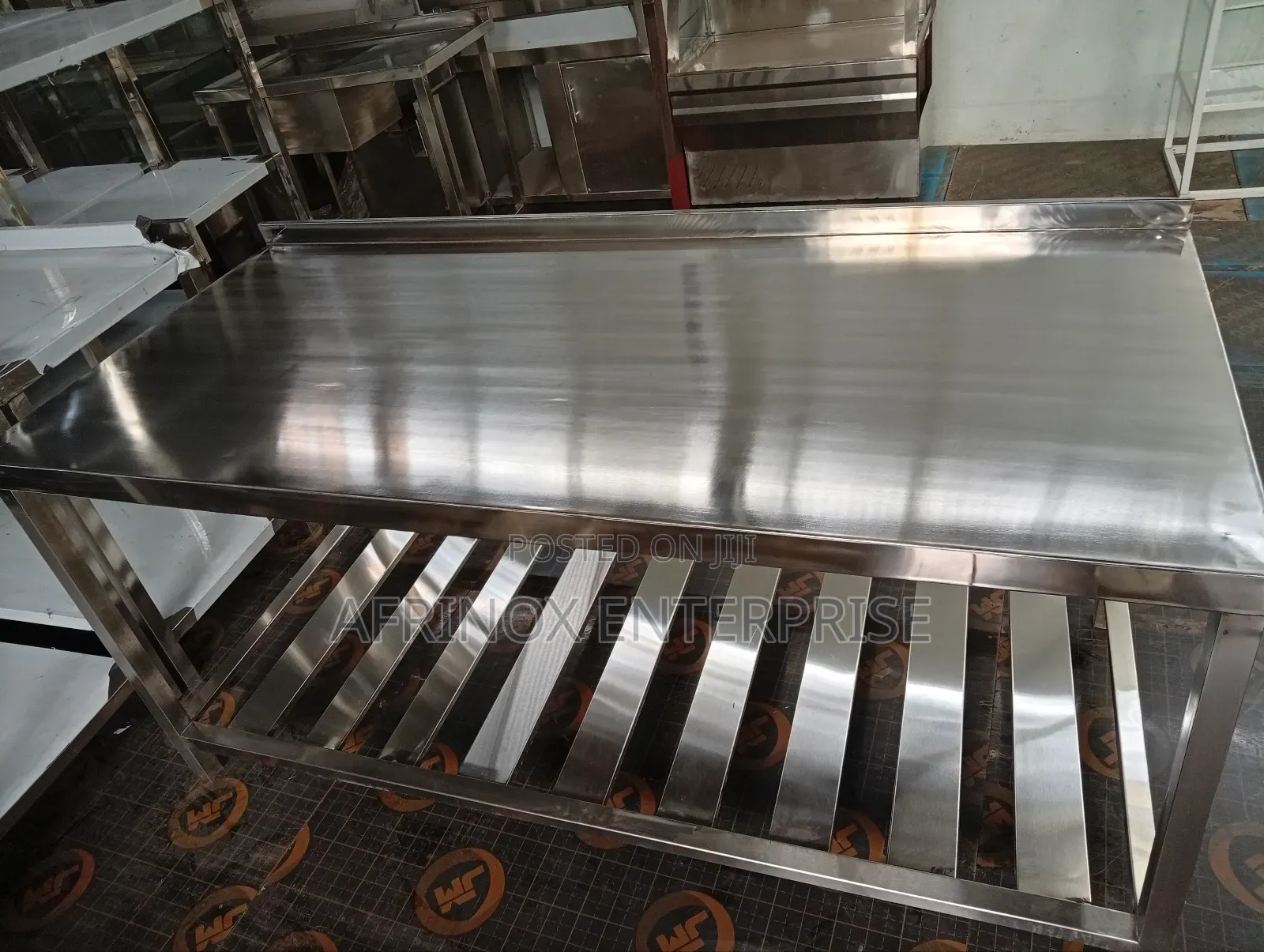 Stainless Steel Kitchen Worktop Table – Brand New ,5 by 2 Feets Size