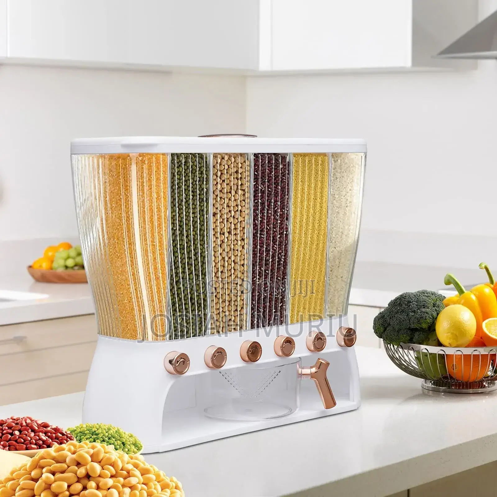 *6 Compartments Big Capacity Cereal Dispenser