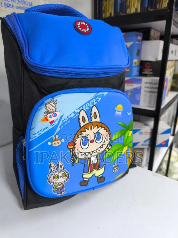 New In! Cartoon Themed School Backpack - main view