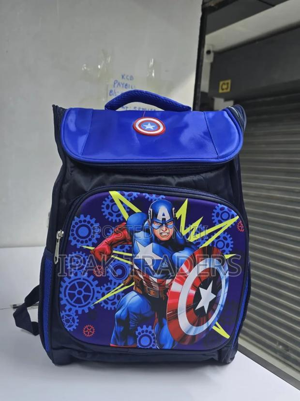 New In! Cartoon Themed School Backpack - thumbnail 2
