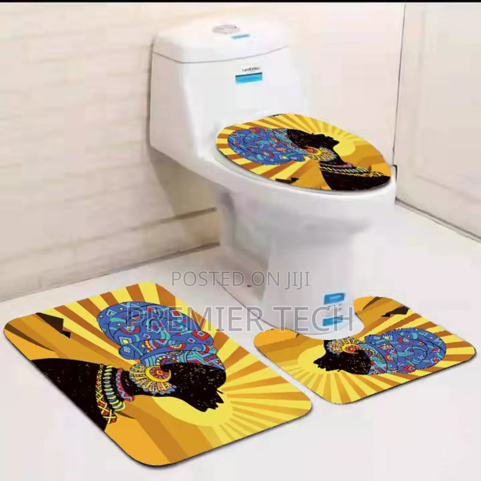 3in1 Toilet Mat Set