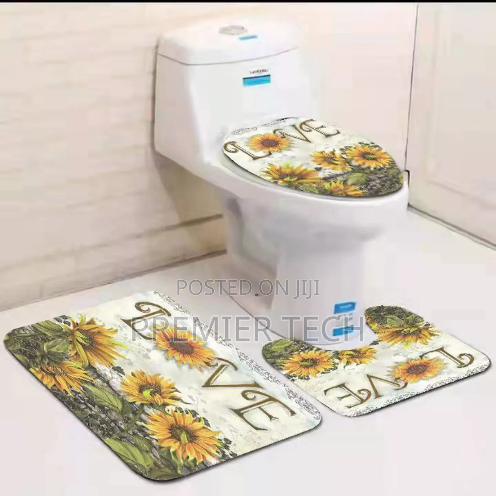 3in1 Toilet Mat Set