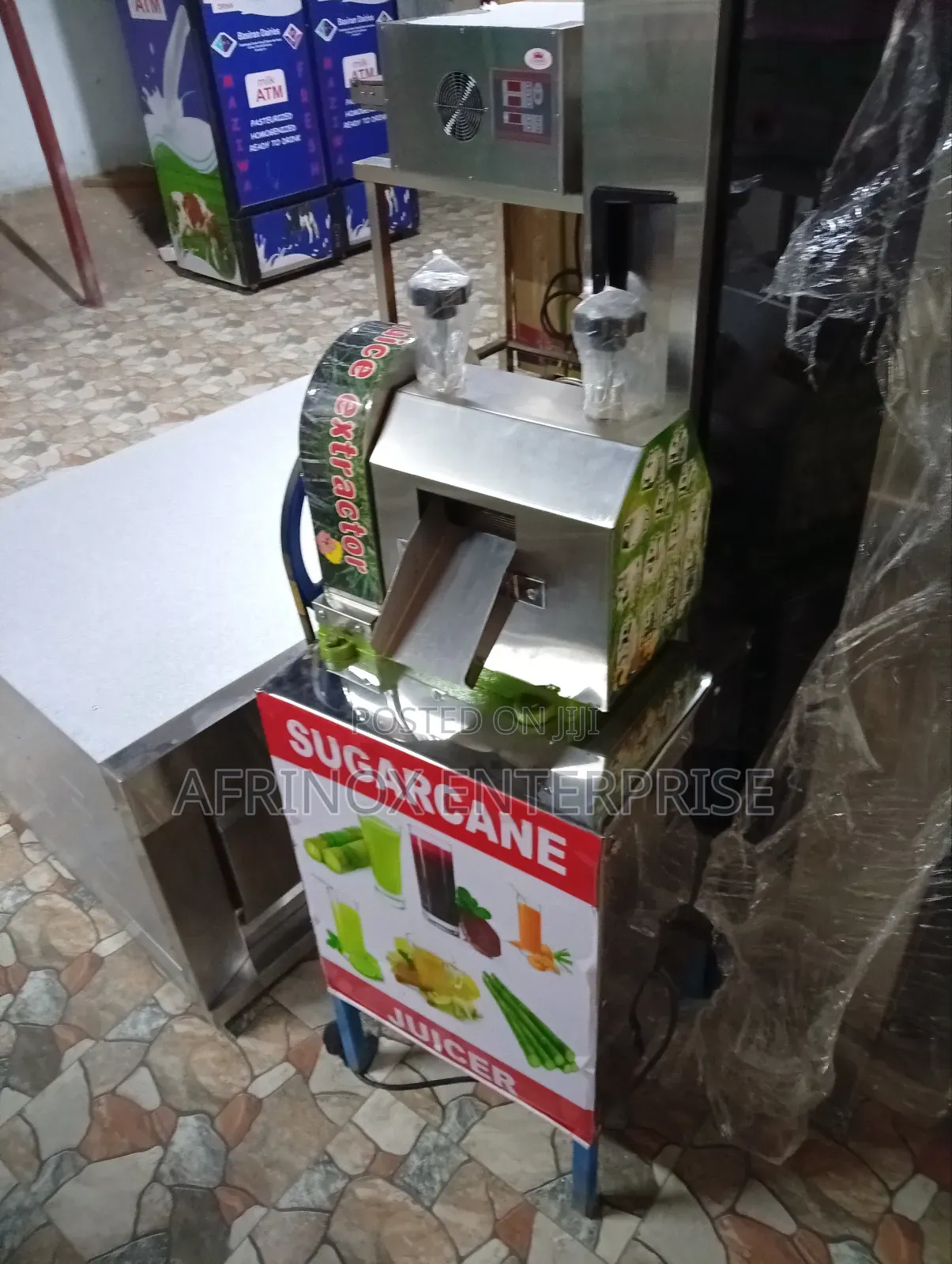 Electric Sugarcane Juicer Machine