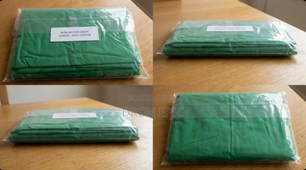 6x3m Chroma Key Muslin Green Screen - main view