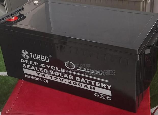 200ah Turbo Deep Cycle Solar Battery - main view