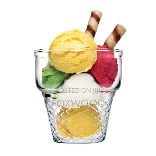 Pasabahce Mini Cornet Glass Ice Cream Cup 3pcs - thumbnail 3