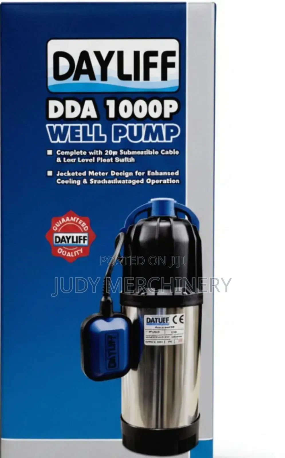 Dda1000 Submersible Pump 50mtr