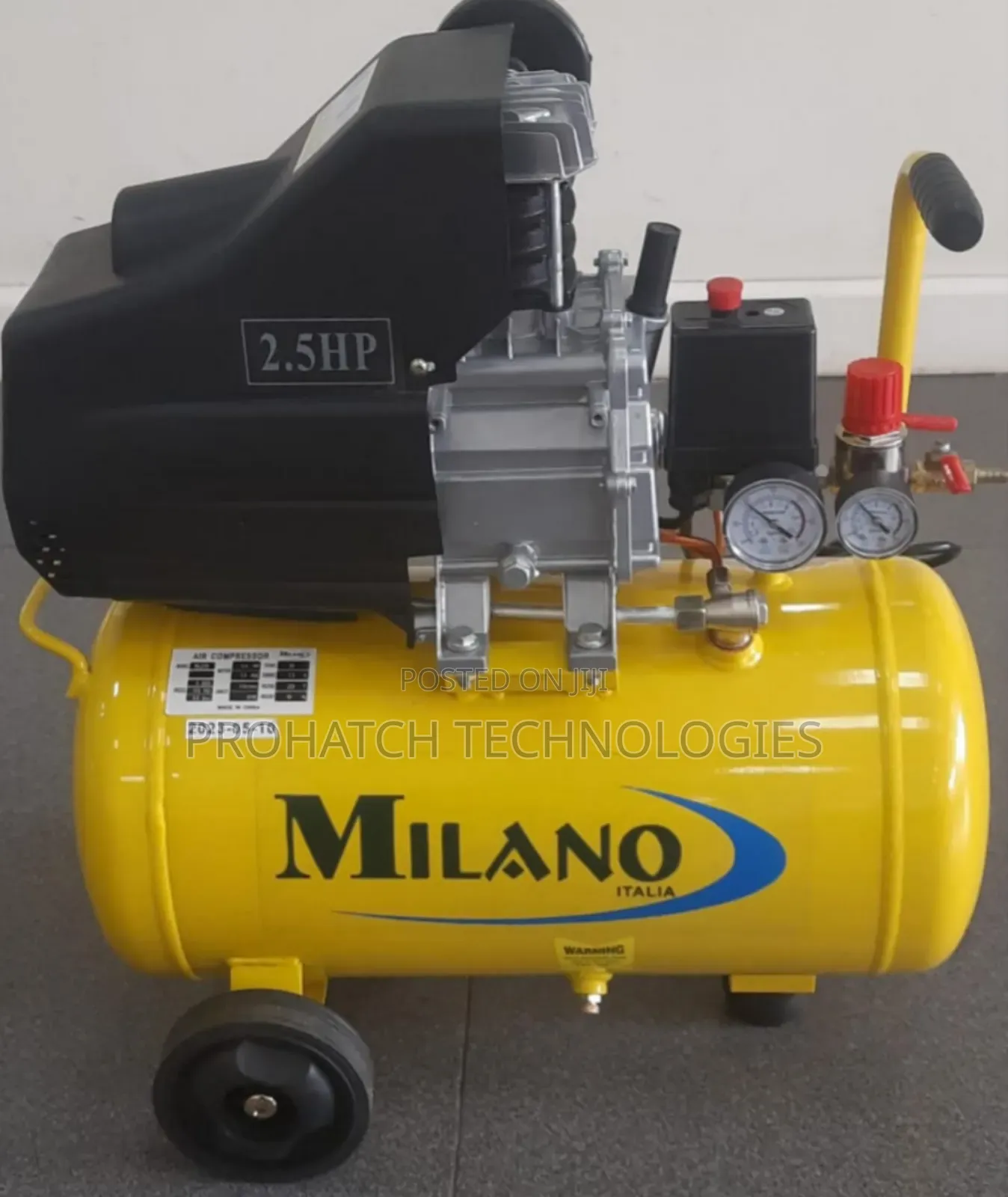 Electric 25l Milano Air Compressor