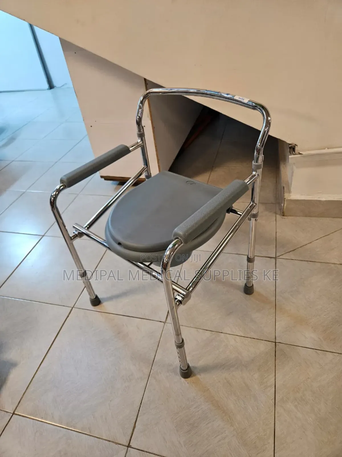 Commode Seat With Backrest