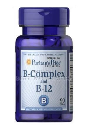 Vitamin B Complex and B12 Made in Usa - thumbnail 2