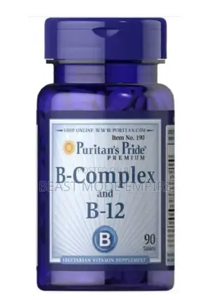 Vitamin B Complex and B12 Made in Usa