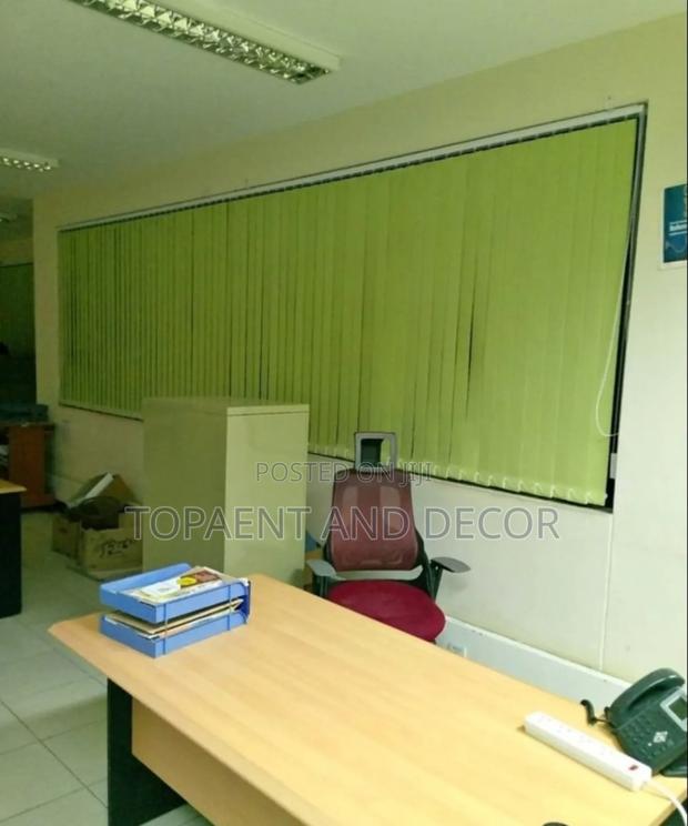 Pure Luminous Green Fabric for Vertical Window Blinds - main view