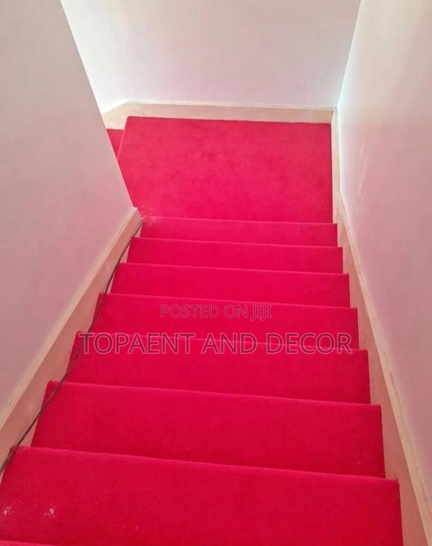 Natural Tone Stairs Wall to Wall Carpet - main view