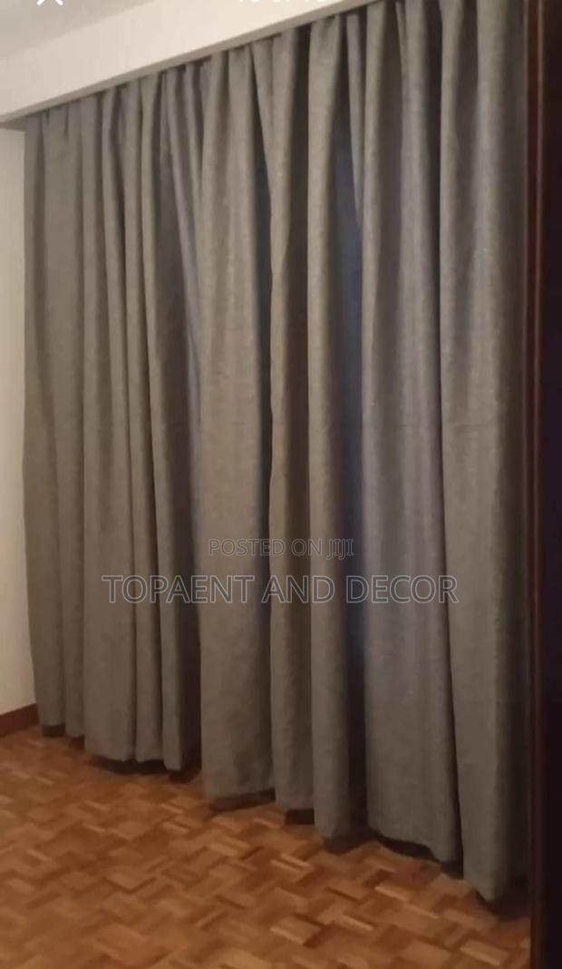 Modern Black Out Curtains Design