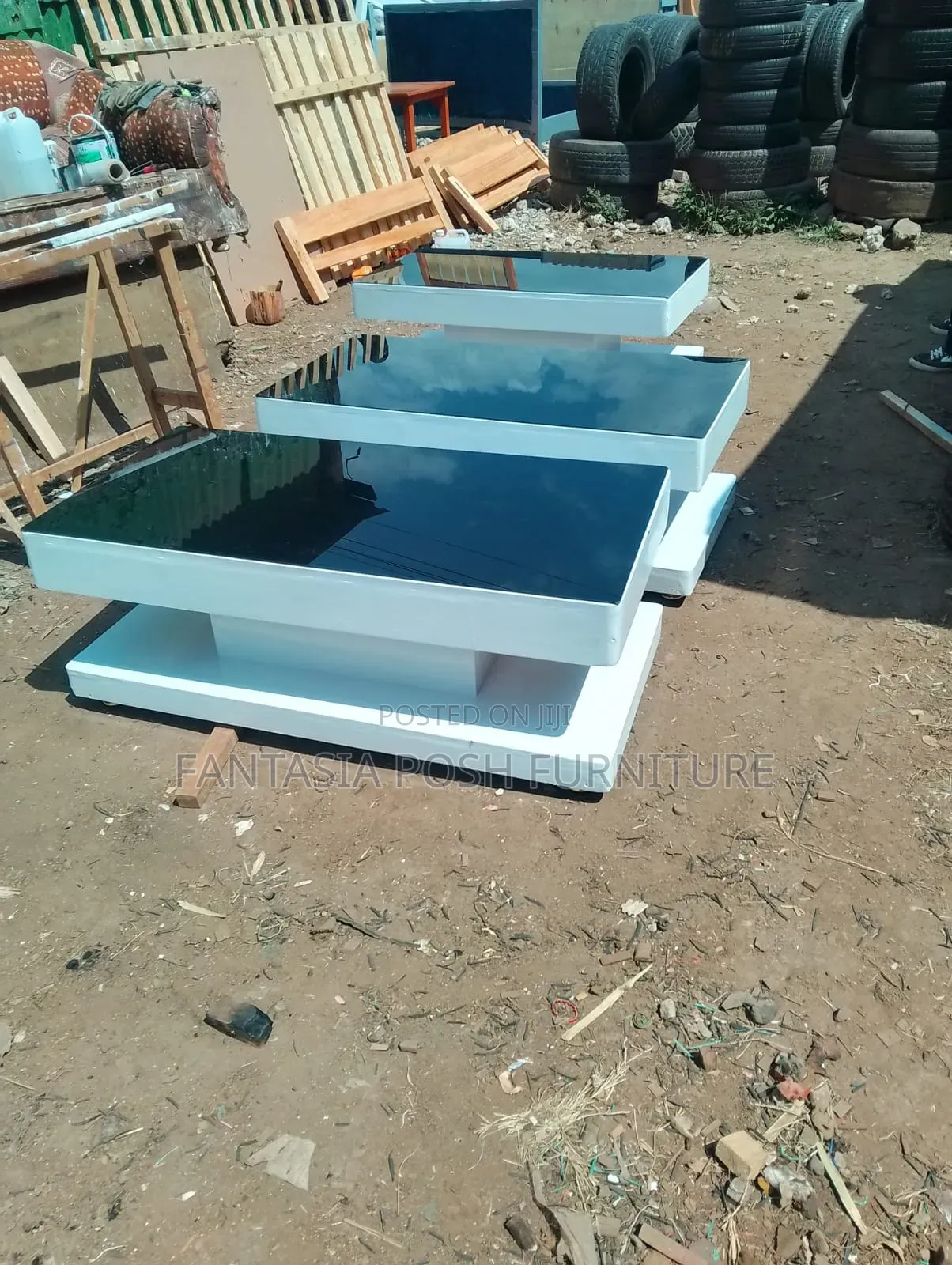 Glossy Modern Coffee Table